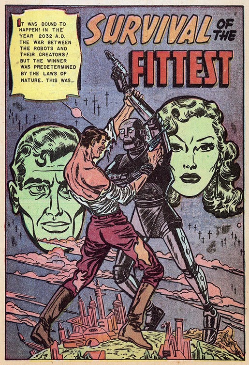 Reading Room WEIRD TALES OF THE FUTURE "Survival of the Fittest"