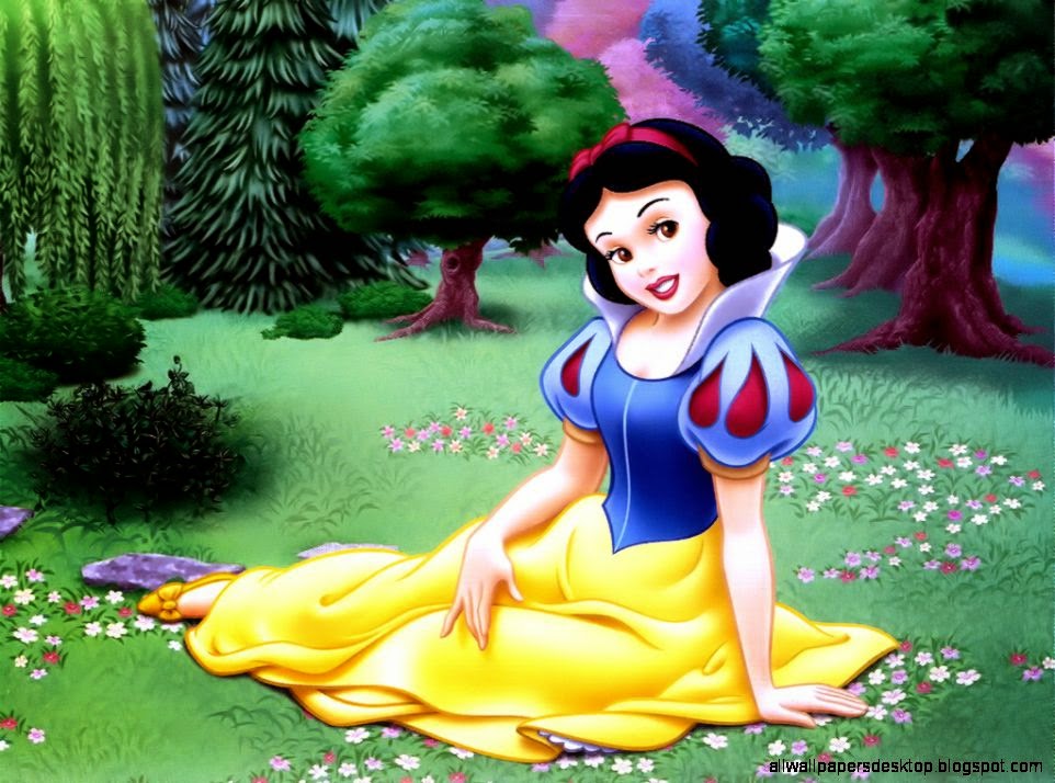 Snow White Disney Cartoon Wallpaper
