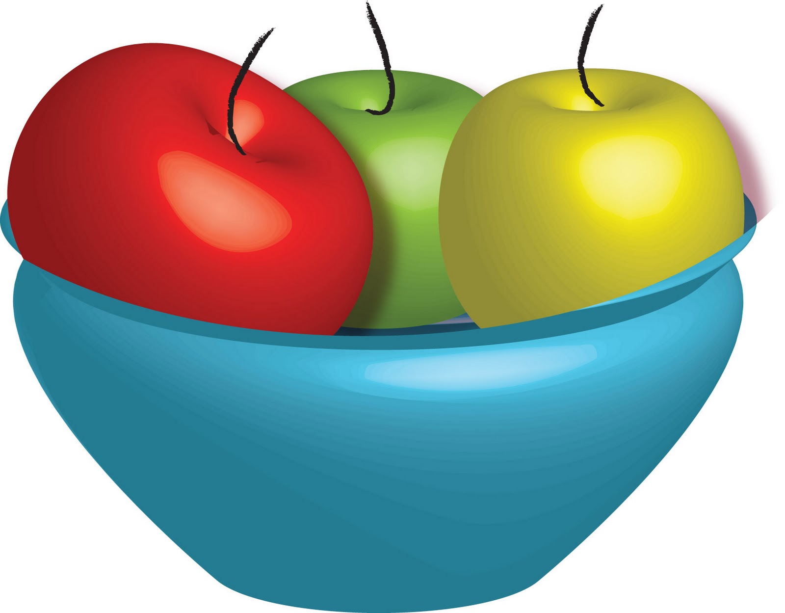 free clipart bowl of fruit - photo #22