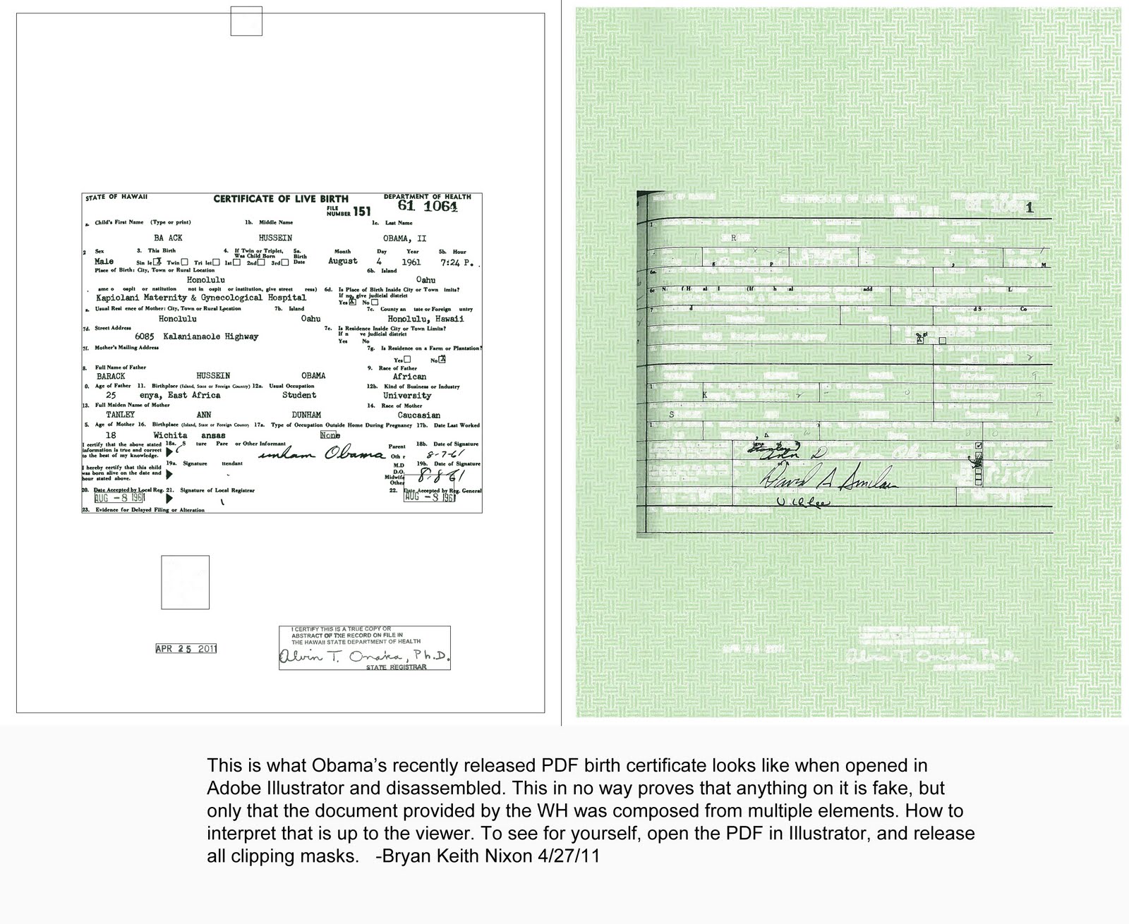 Blog Smith: Obama: Real Birth Certificate Released? Blog Smith: Obama: Real Birth Certificate Released?