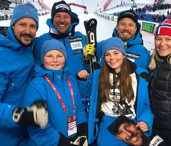 Crown Prince Haakon, Crown Princess Mette-Marit and Princess Ingrid-Alexandra