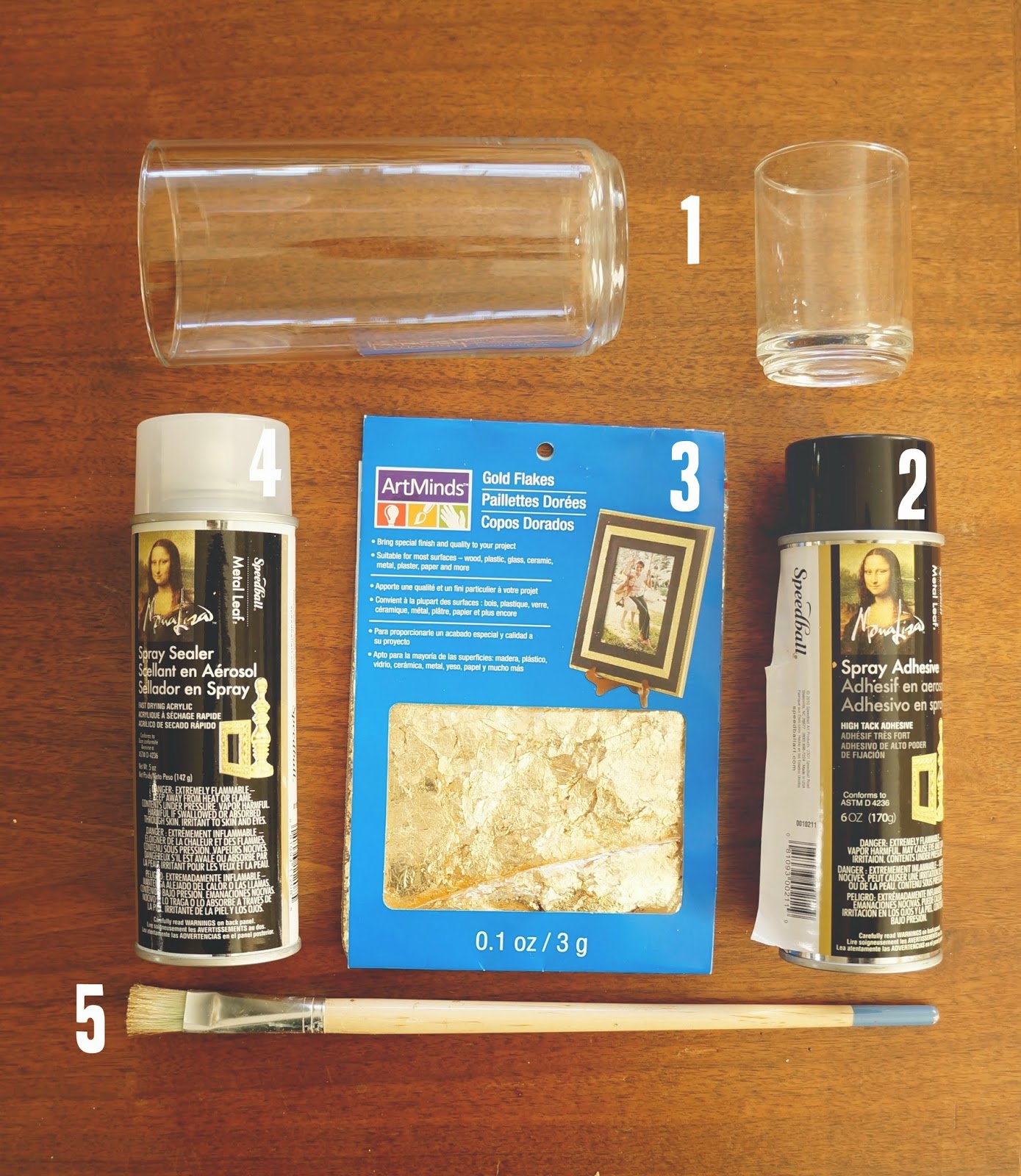 DIY Gold Mercury Vase / HARVESTING LOVE EVENTS