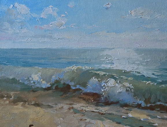 "Художественная мастерская Алексея Епишина": Мастер-класс: "Пишем море ...