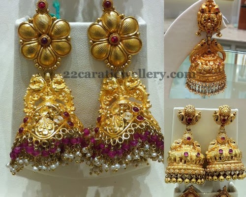 Floral Patterned Jhumkas Collection