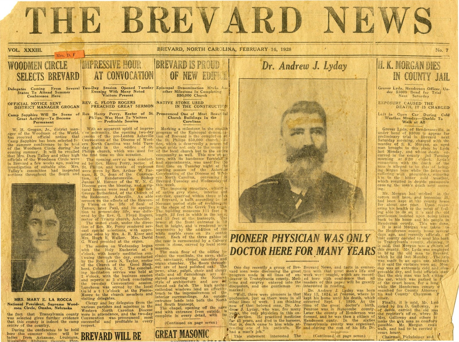 The Rowell Bosse North Carolina Room Newspapers Provide a Unique View