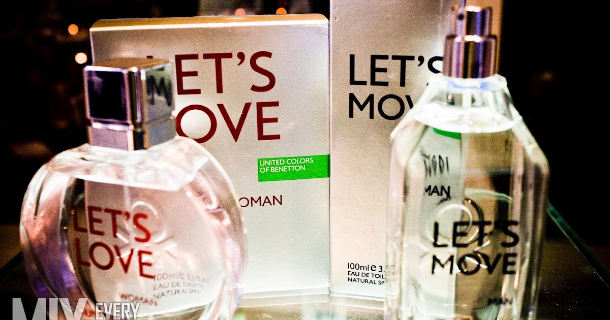 Benetton's new fragrances for men and women. MOVE and LOVE 