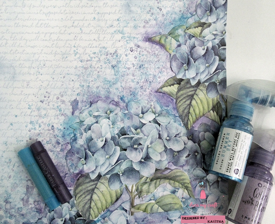 Kalalayaa's Art Stuido Mixed media layout tutorial