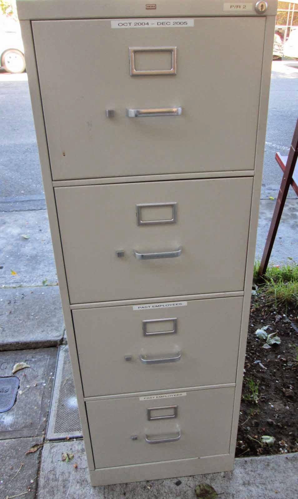 UHURU FURNITURE & COLLECTIBLES SOLD / HON 4Drawer Legal File
