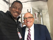 Brooks with Rudy Giuliani