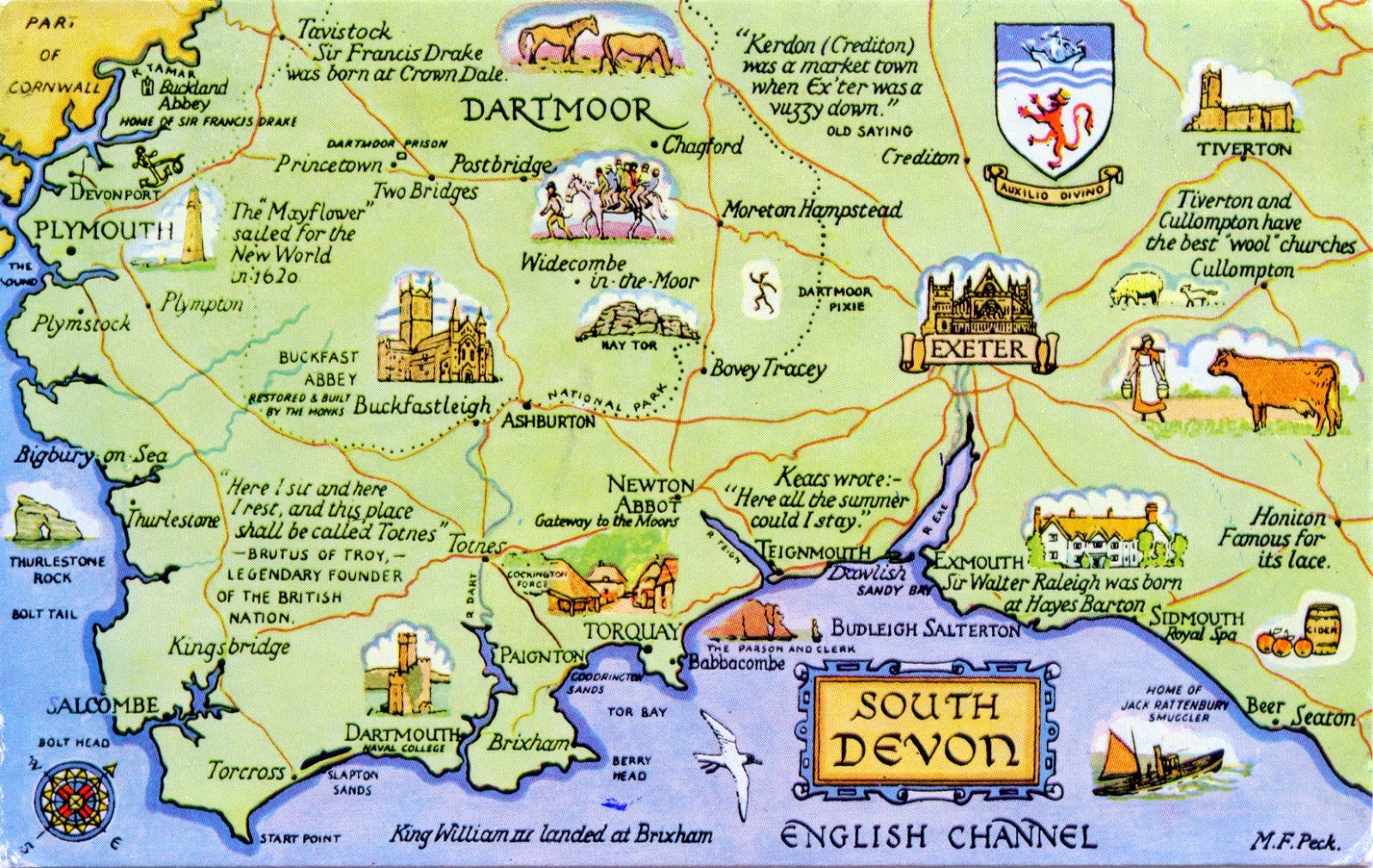 Devon United Kingdom Map