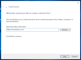 Cara Paling Mudah Membuat Shortcut Internet Pada PC Windows
