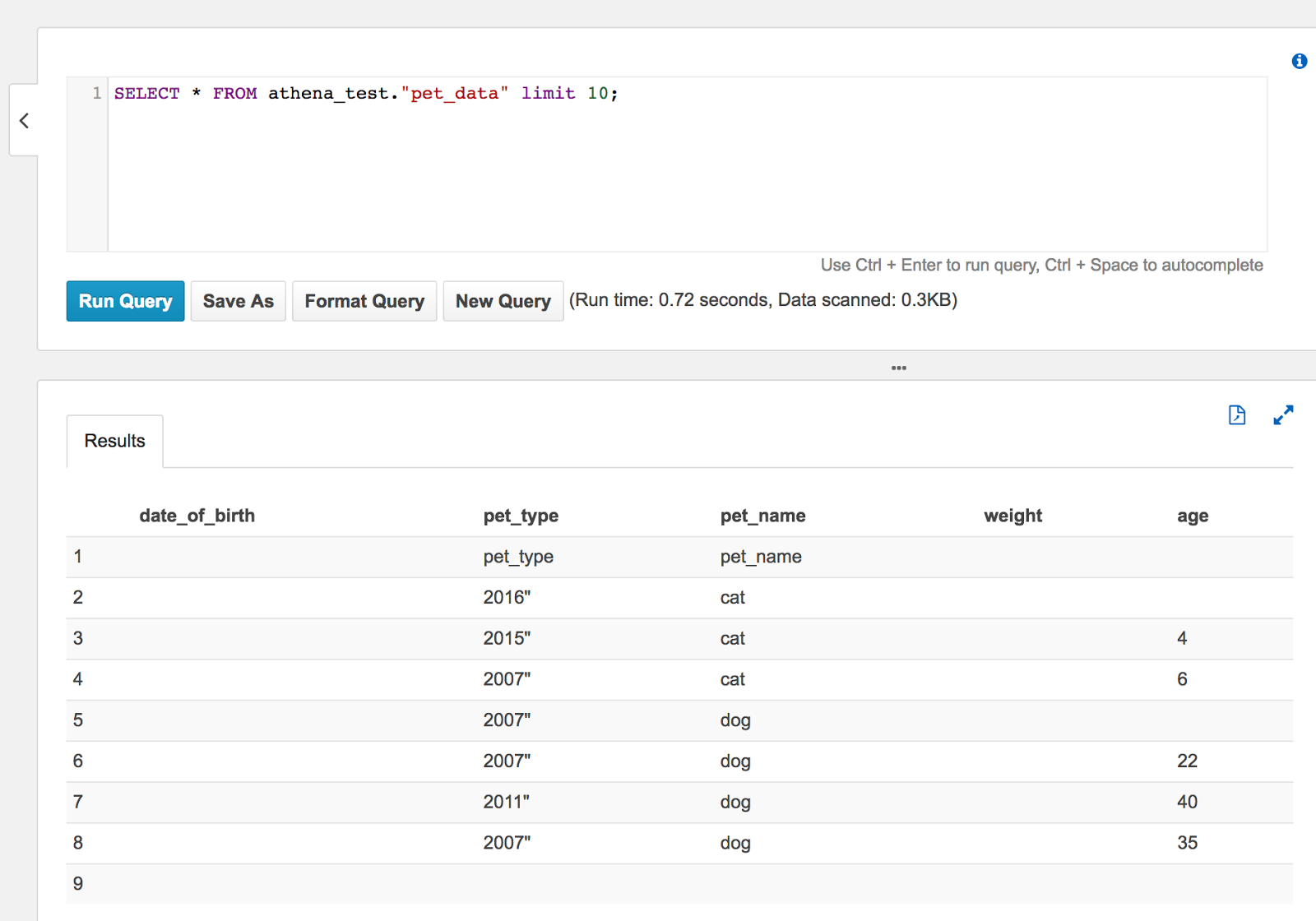 Using AWS Athena to query CSV files in S3 Dev Daily Hash