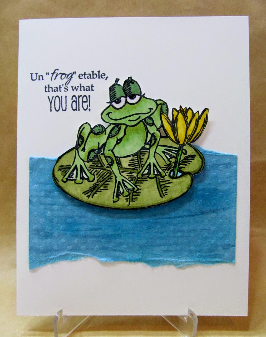 Savvy Handmade Cards: Casual Frog Card
