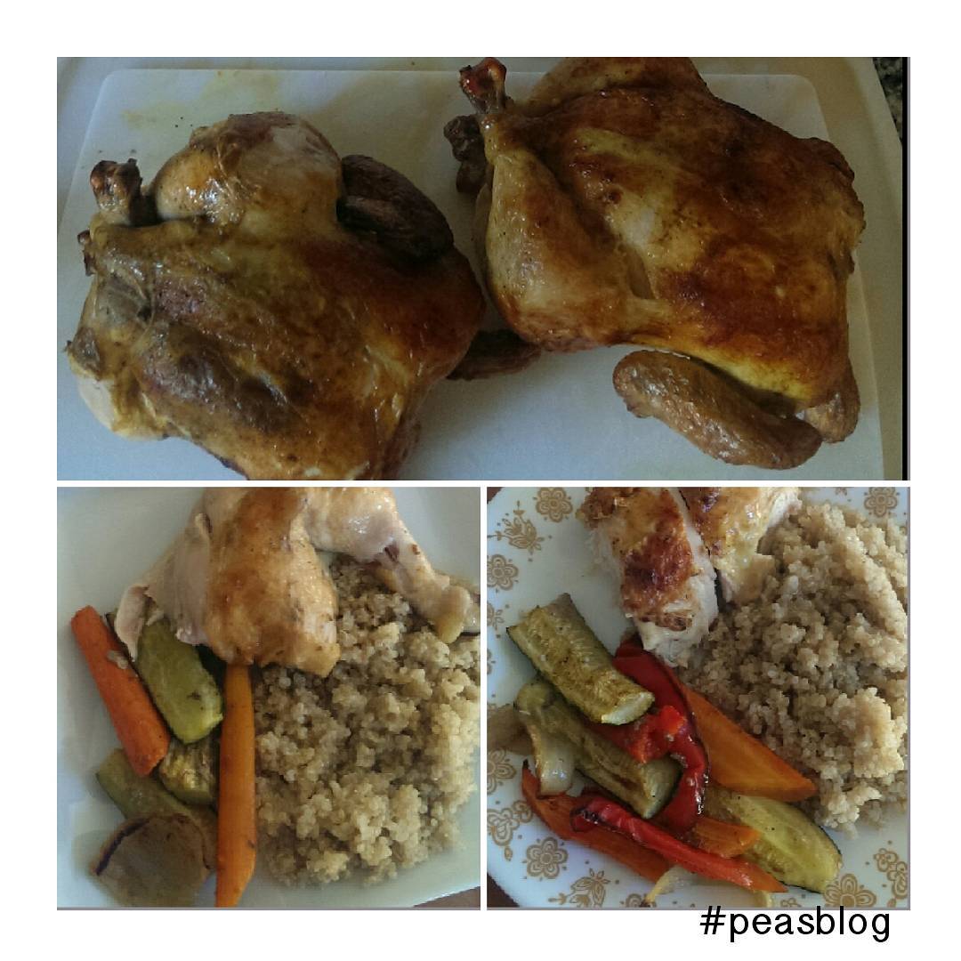 Give Peas a Chance Rotisserie Chicken in a Capital Oven