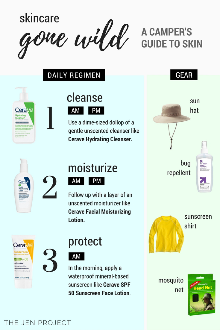 Skincare gone wild A camper's guide THE JEN PROJECT