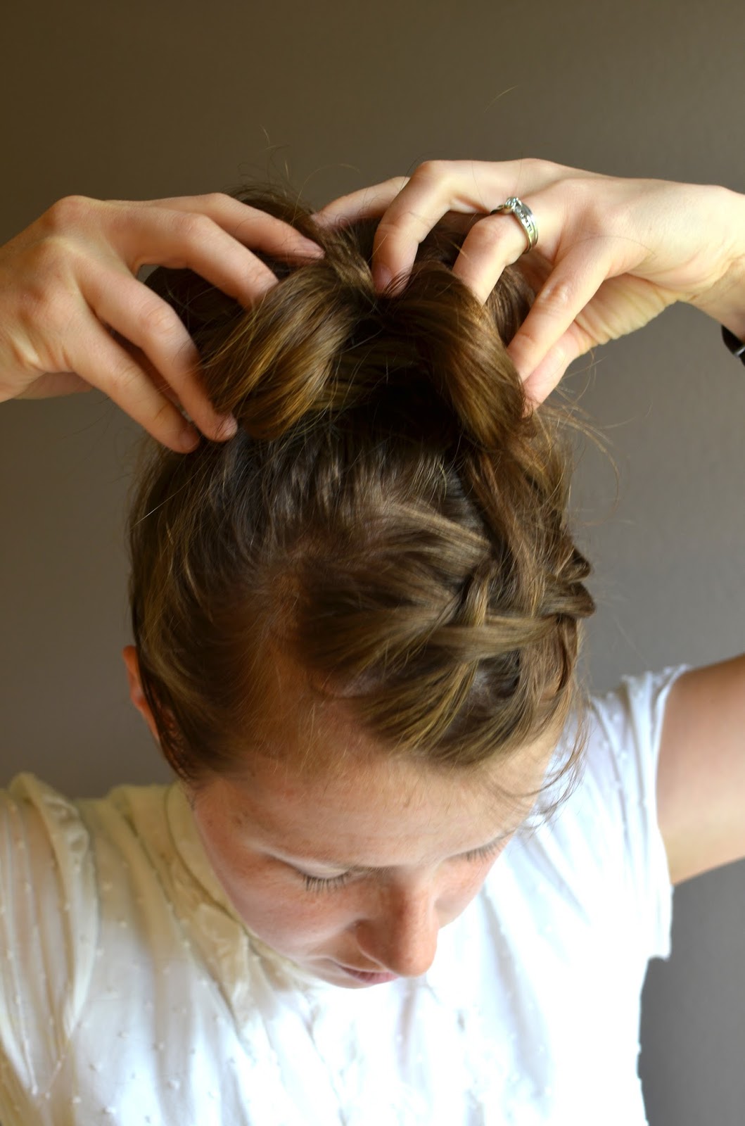 Easy Cheater Ballet Bun Tutorial for thin hair Sisters, What!