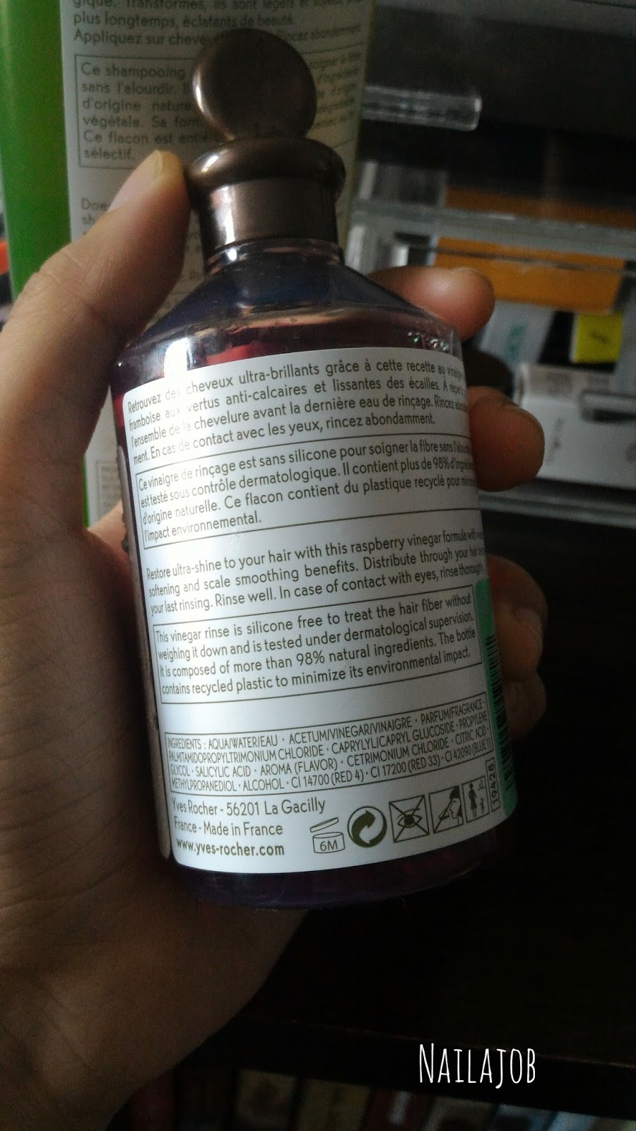 Yves Rocher Purifying Shampoo and Rinsing Vinegar Review Beauty Dégradé