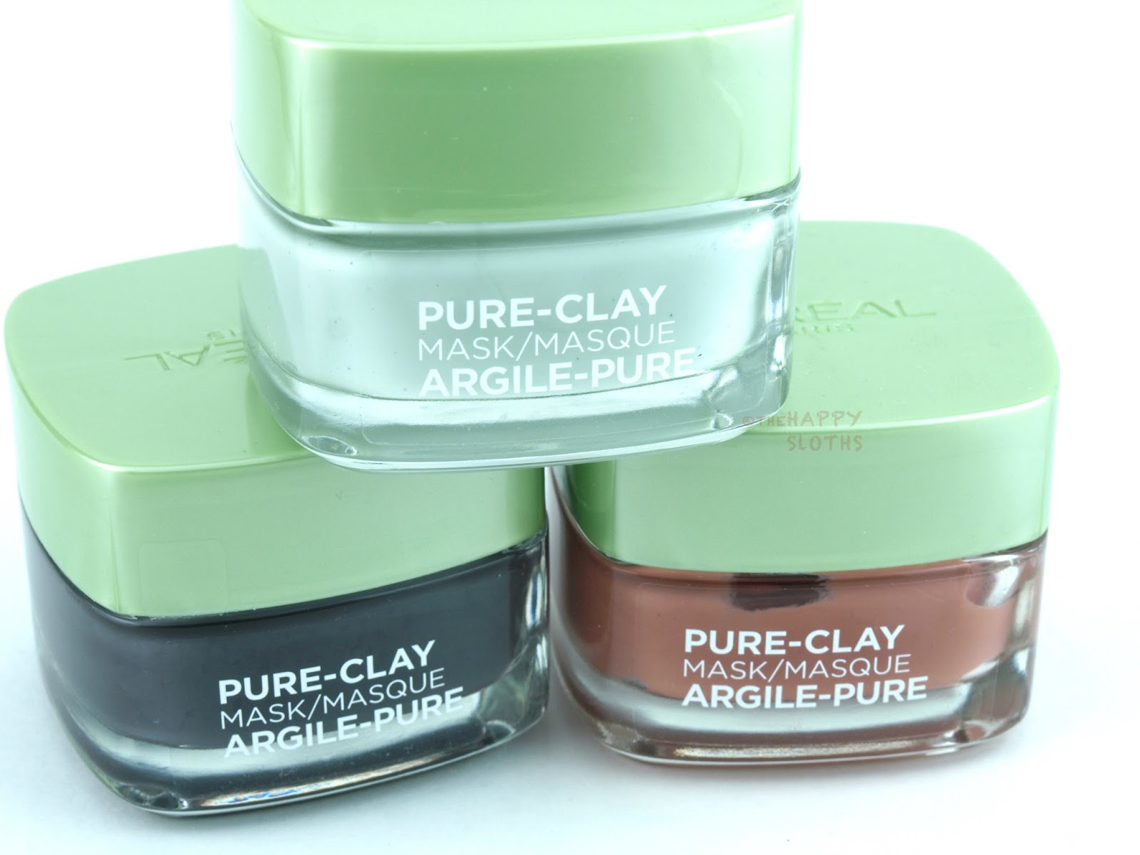 L'Oreal PureClay Masks Review The Happy Sloths Beauty, Makeup, and