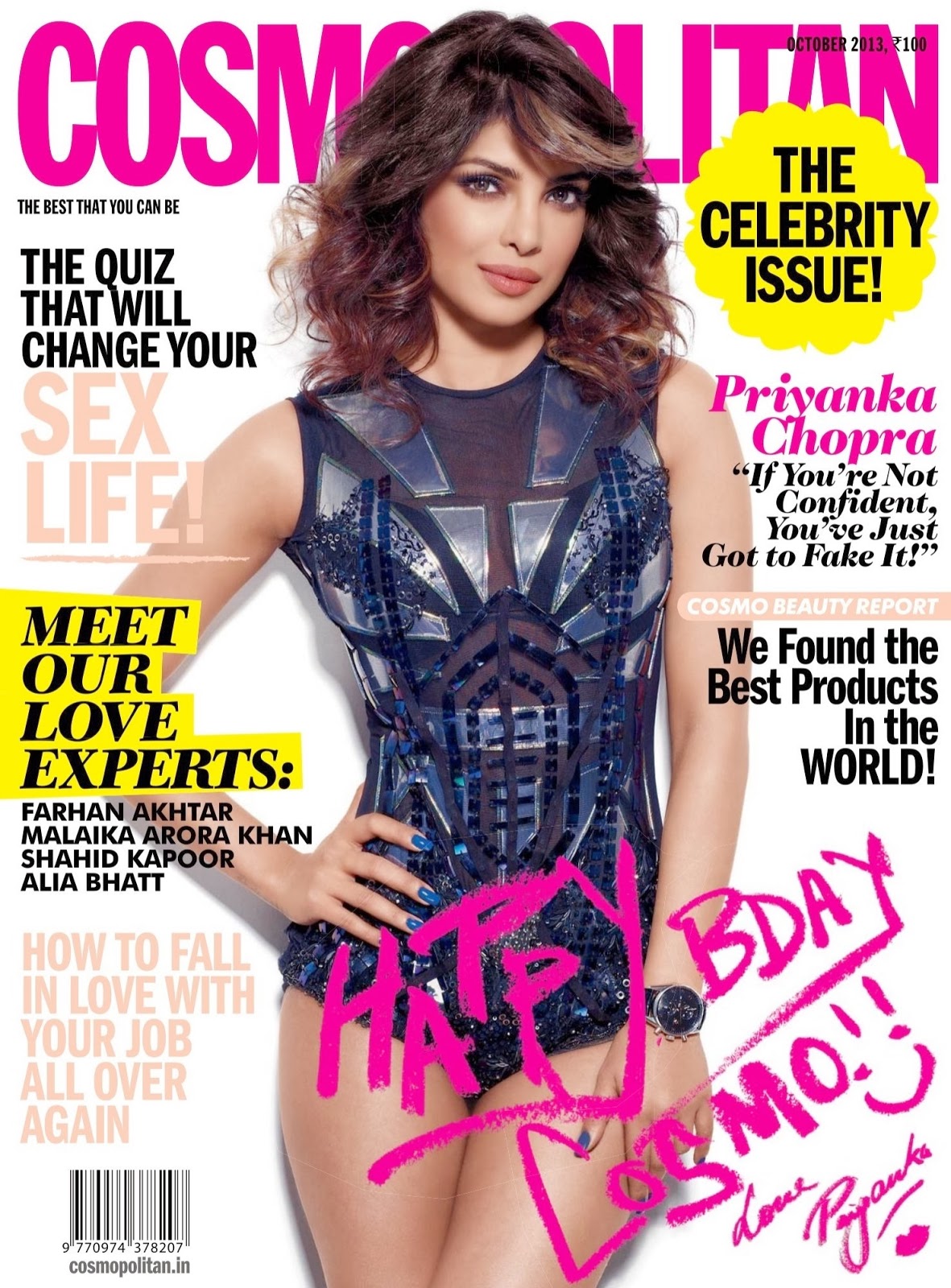 Cosmopolitan Magazine Covers 2013