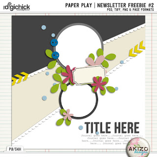 Paper Play News Letter Freebie2 by Akizo Designs