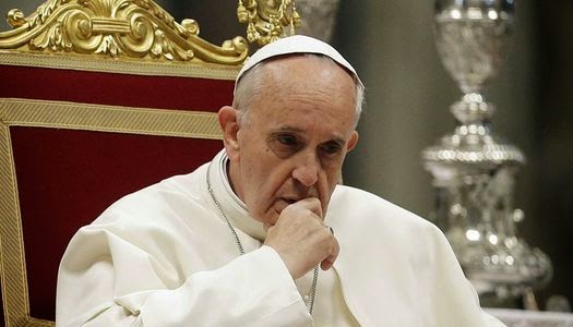 Papa Francisco preocupado por disminución de católicos