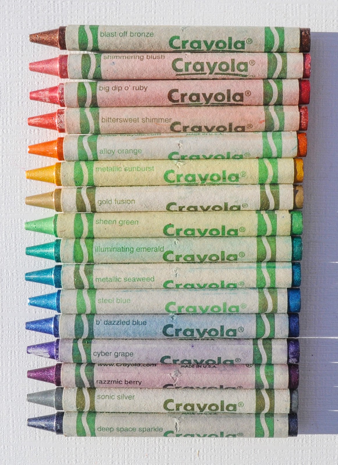 Crayola Metallic FX and Metallic Crayons What's Inside the Box Jenny