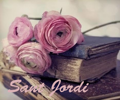 Rosas rosas y libro Rosas para Sant jordi