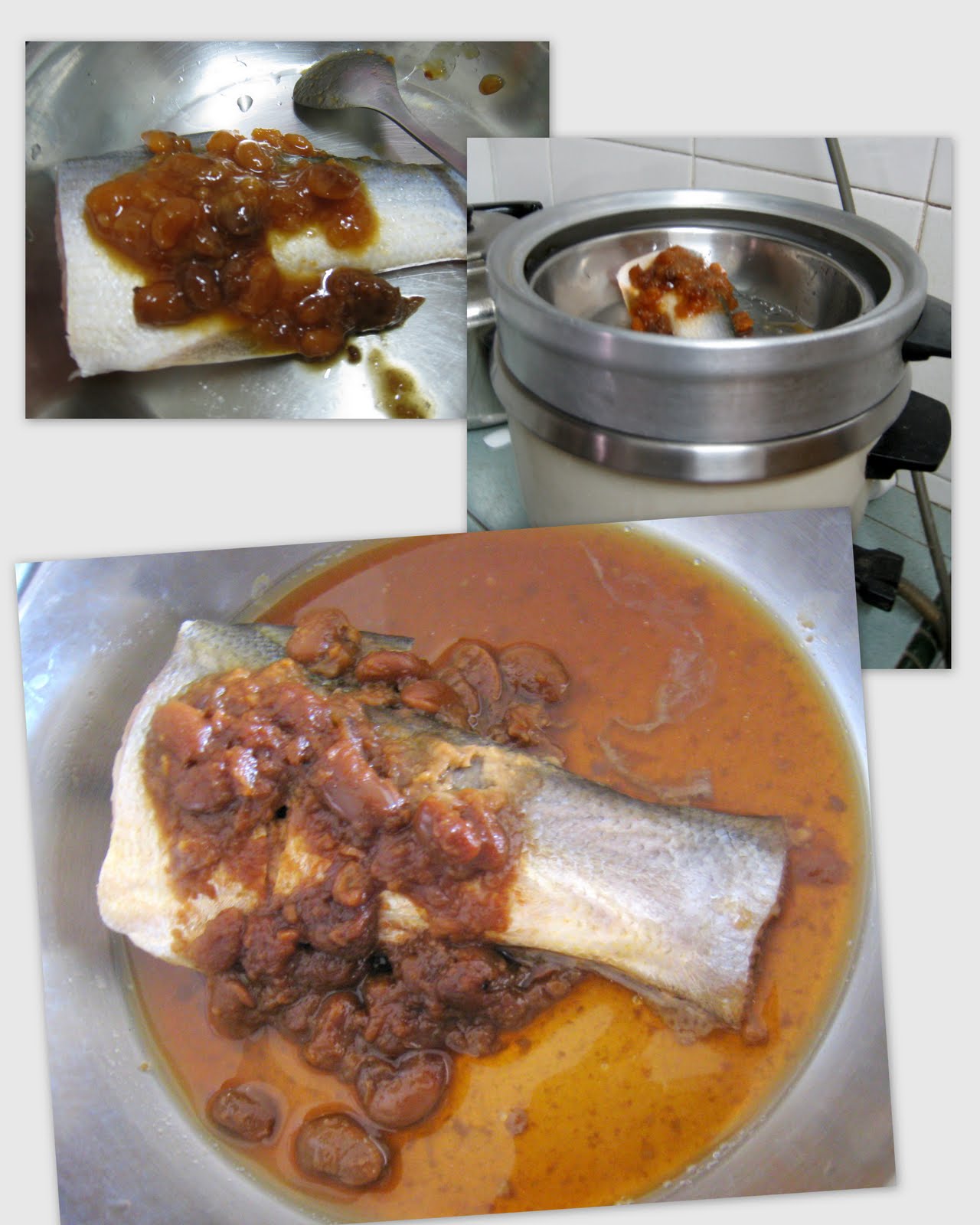 Teh Tarik Junction: Tau cheong steamed fish