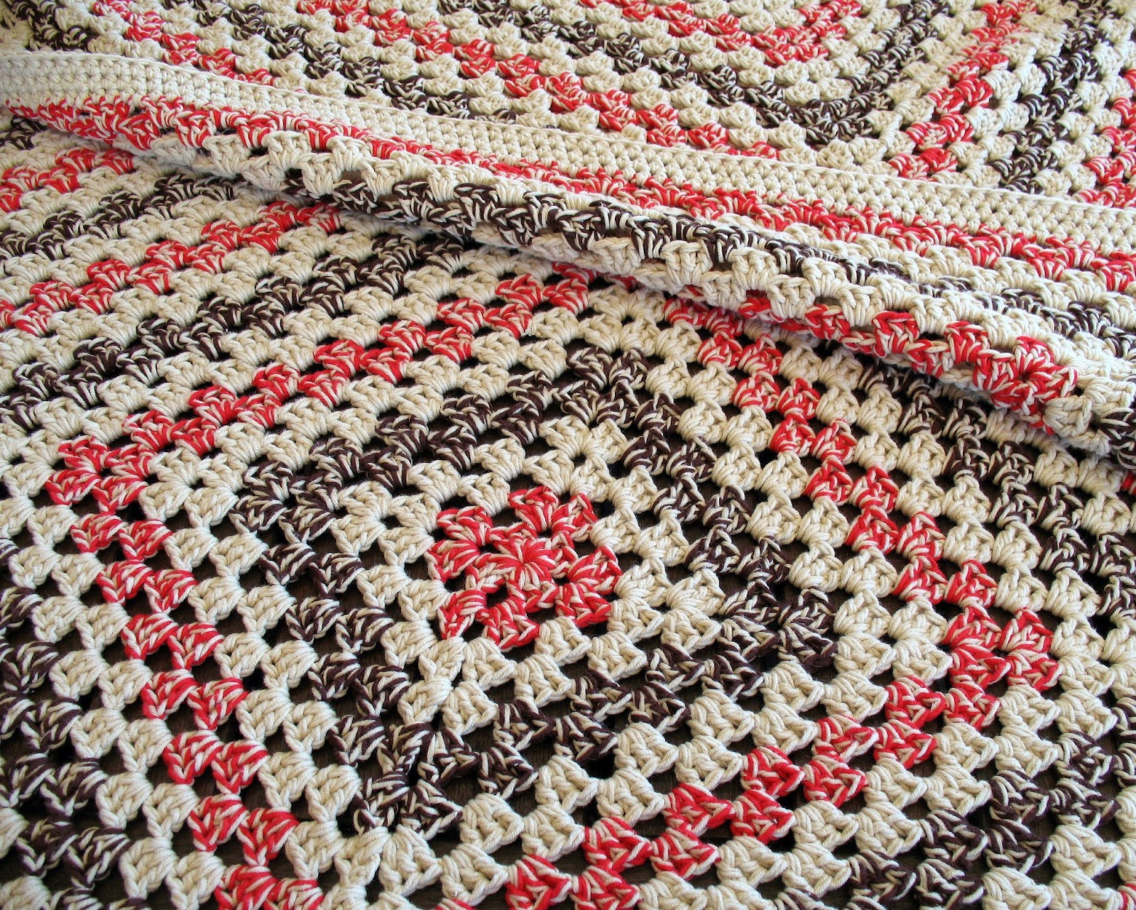 eclectic me Giant Granny Square Blanket....
