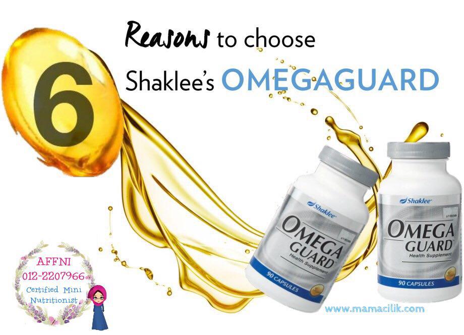 6 Sebab Kenapa Omega Guard Shaklee Sumber Omega3 Terbaik!