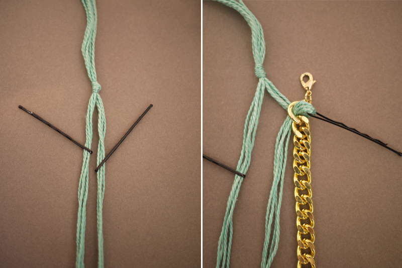 L. KNAFO Do It Yourself DIY Woven Charm Bracelet // BY Honestlywtf.