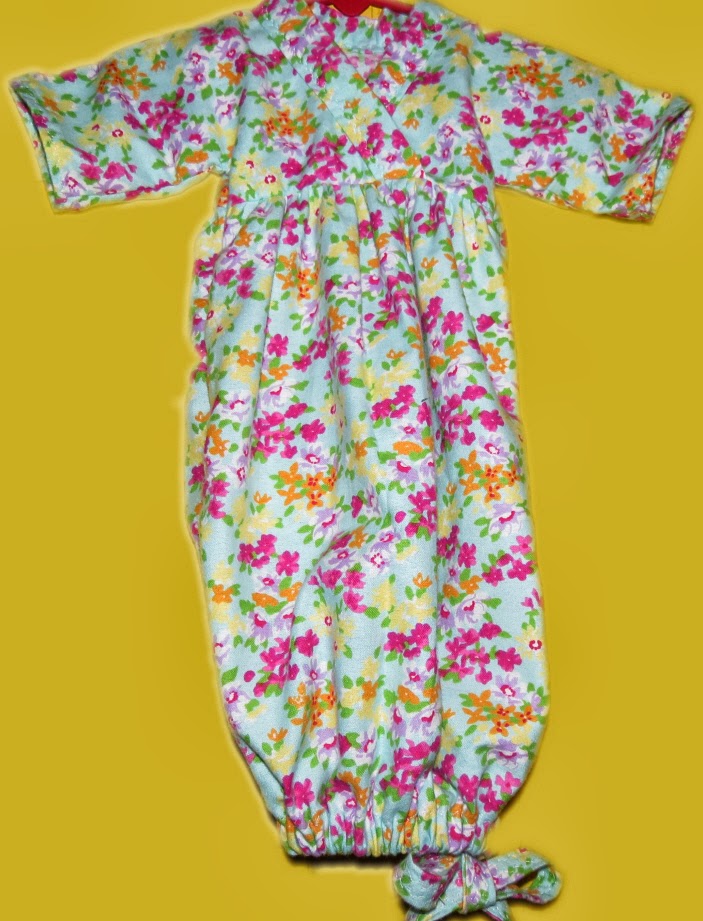 Creative Custom Clothing Drawstring Baby Gown