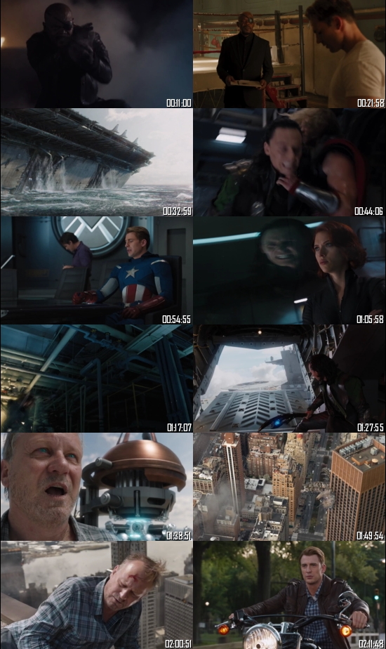 The Avengers 2012 BRRip 720p 480p Dual Audio Hindi English Full Movie Download