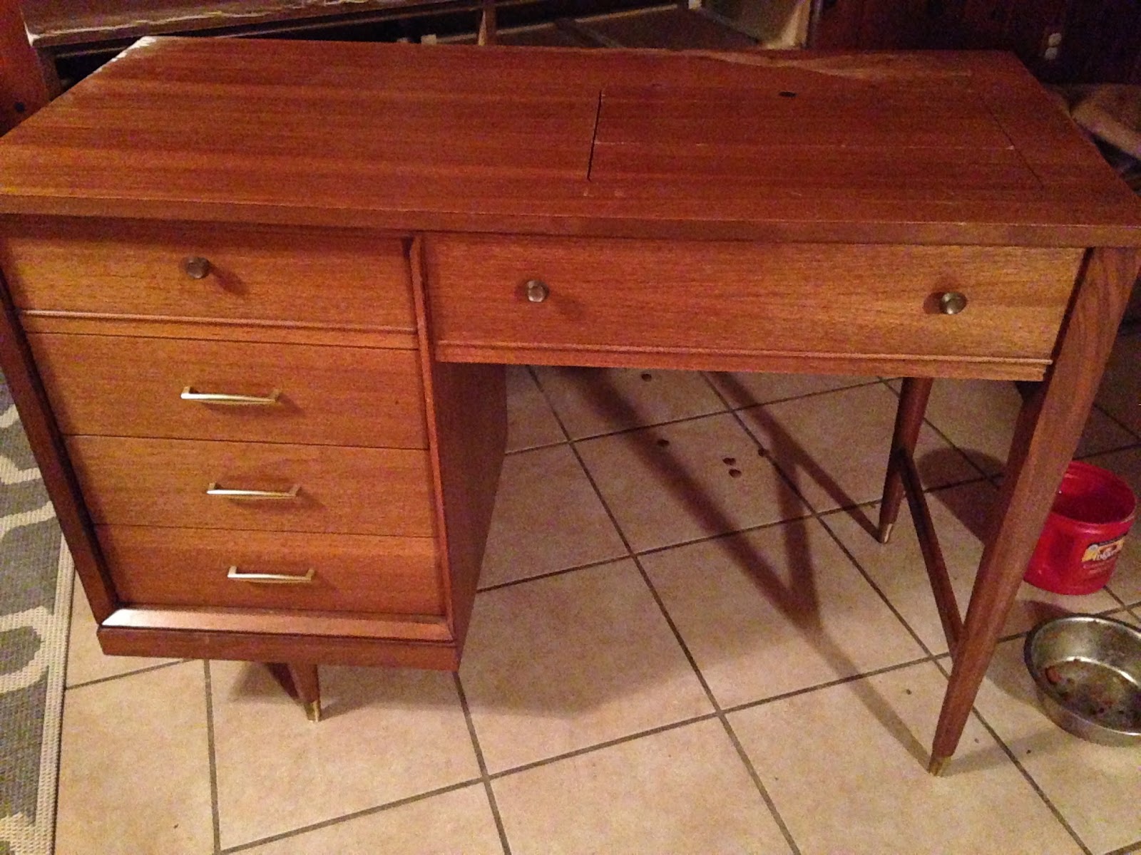 Ansley Designs Vintage Mid Century Modern Desk