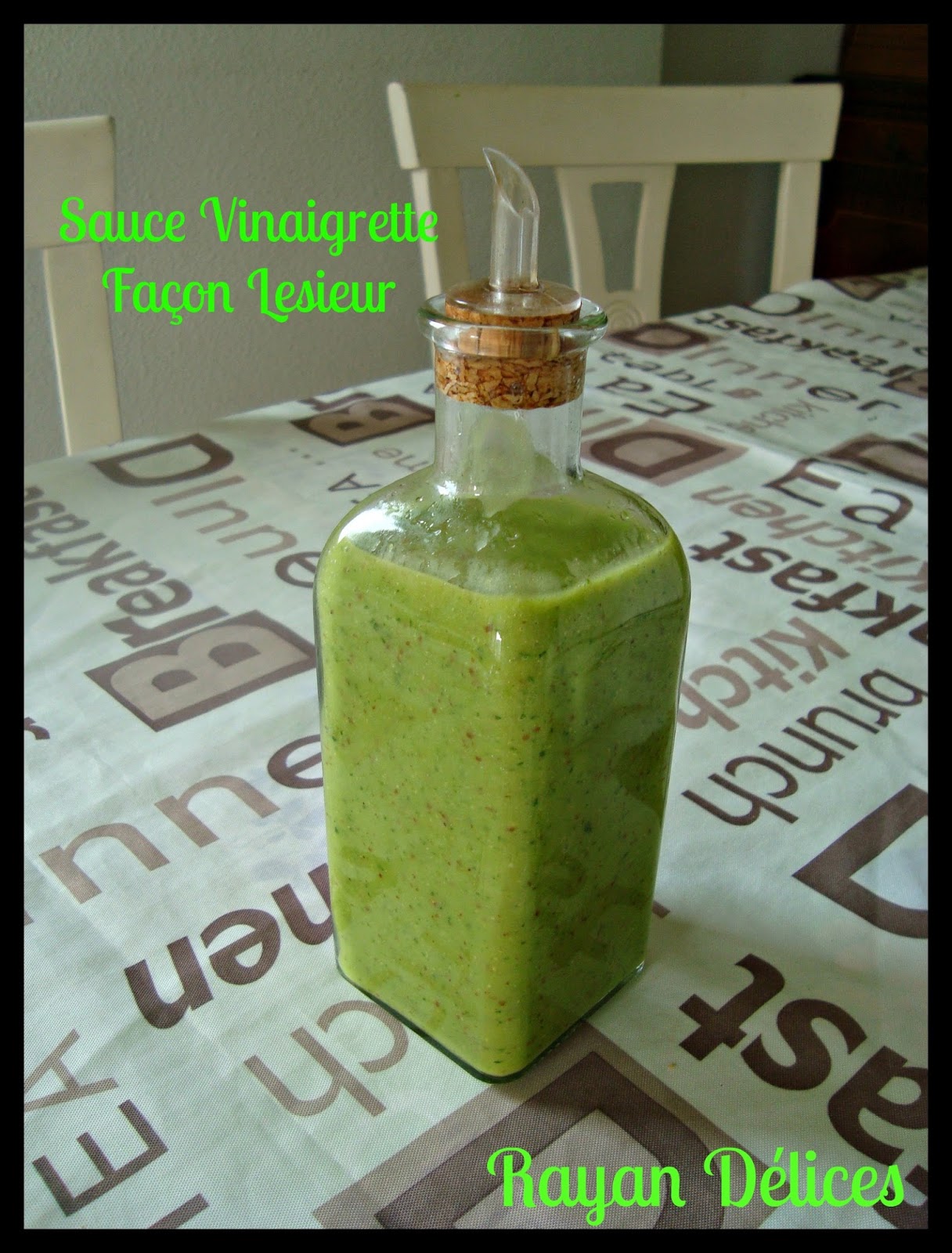 RAYAN DELICES Sauce Vinaigrette Façon LESIEUR