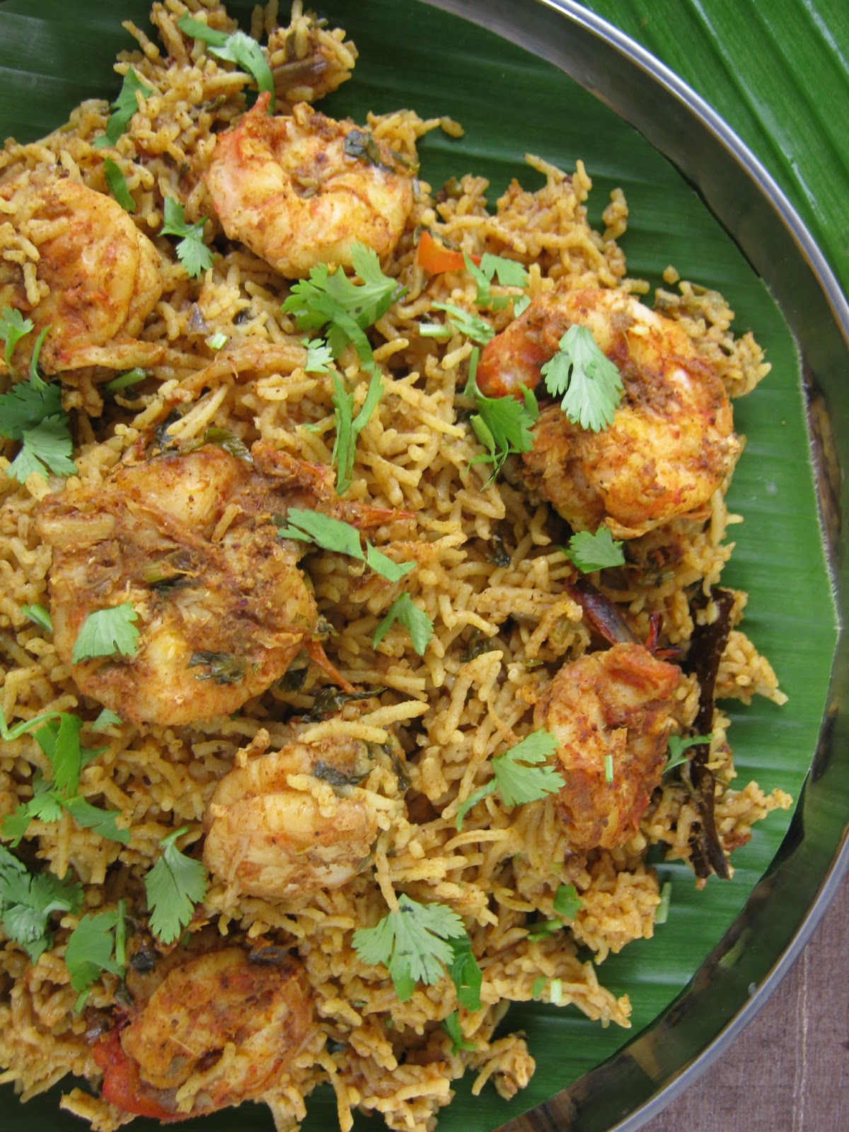 KARI LEAFS Malaysian flavour's: SPICY PRAWN BIRYANI