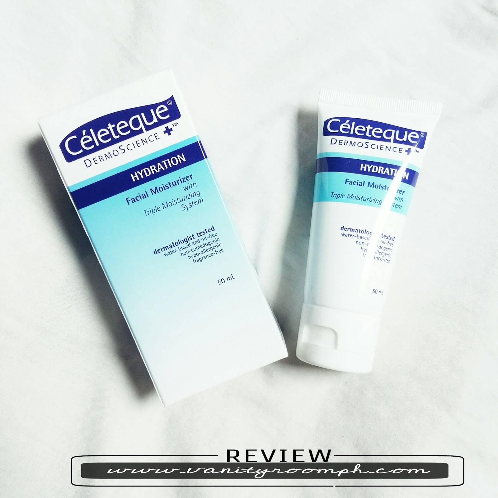 Celeteque Hydration Facial Moisturizer Review Vanity Room Philippines