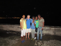The "Wharf Rats" and I along the Malecon, Havana, Cuba