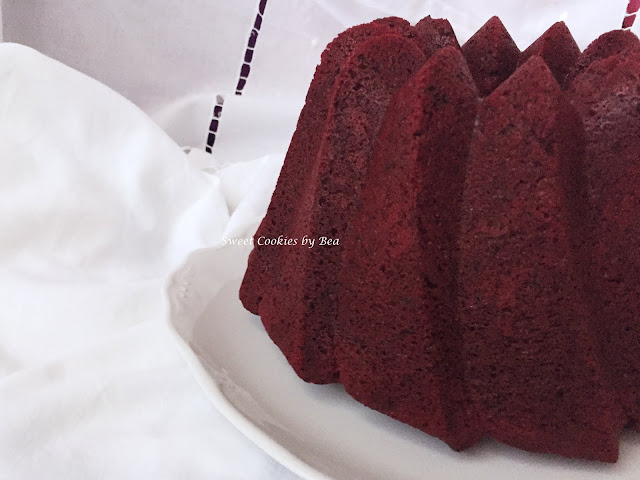 Bundt cake terciopelo rojo