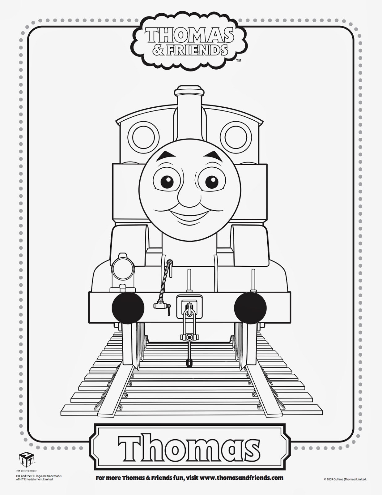 a day out with thomas coloring pages - photo #8