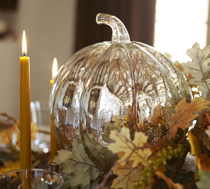 Little Inspirations: Faux Mercury Glass Pumpkins