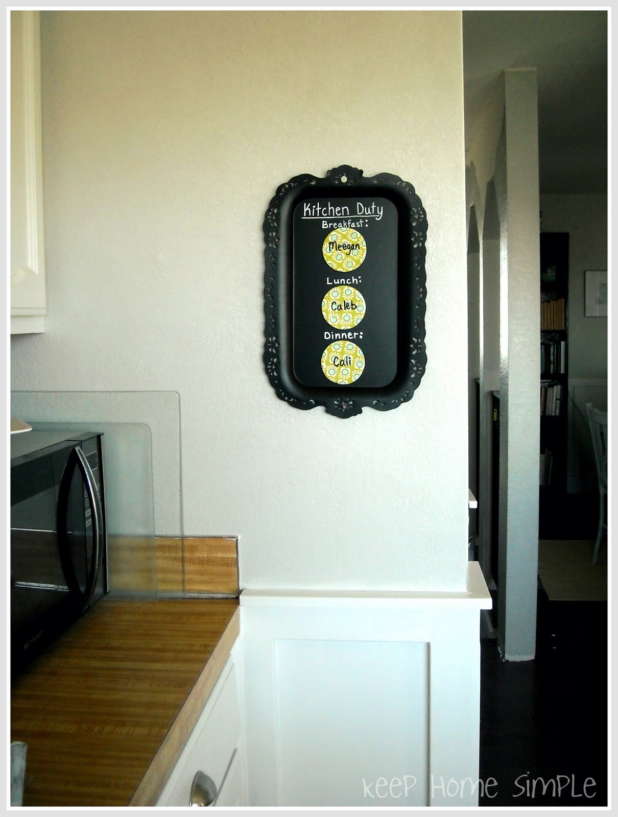 Keep Home Simple Kitchen Duty Help Wanted