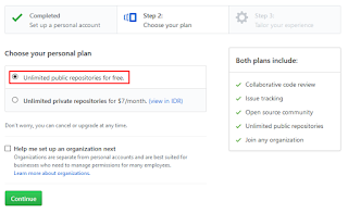 Choose Your Plan - Github