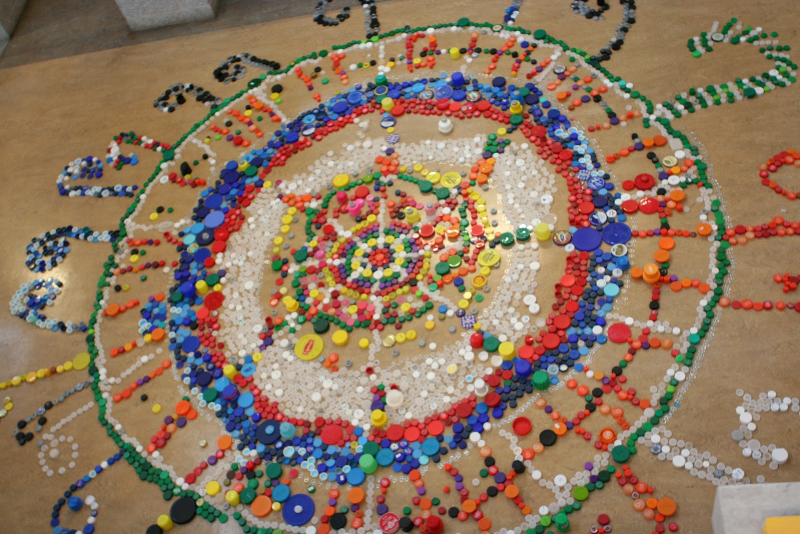 Art Project Girl 26 Steps to Creating A Bottle Cap Installation