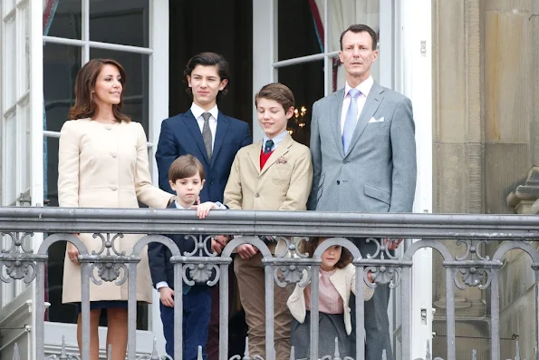 Prince Joachim of Denmark, Princess Marie of Denmark, Prince Nikolai of Denmark, Prince Felix, Princess Athena and Prince Henrik, Count of Monpezat