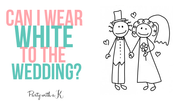 can you wear a white tie to a wedding