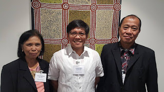 The 3-member Philippine delegation (Ana, Don, Deo) to the study visit in Australia organized by UNESCO, hosted by the Australian Curriculum, Assessment and Reporting Authority (ACARA).