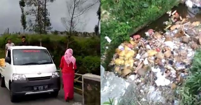 2 Pria Bikin Geram, Dilarang Ibu-ibu Anggota Dewan Buang Sampah di Kali Malah Bilang Seperti ini