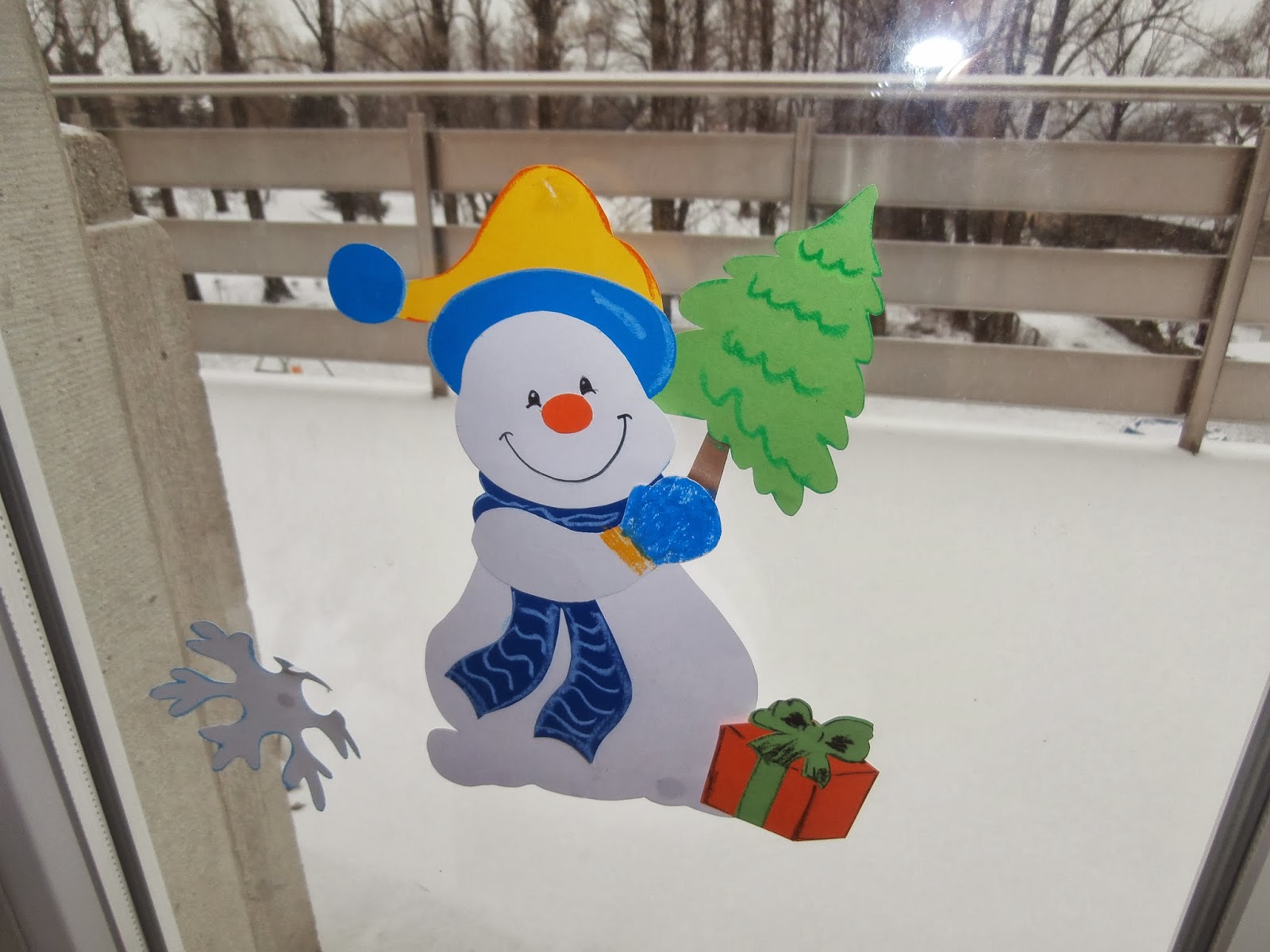 Galeria twórczości przedszkolnej: Zimowe okna