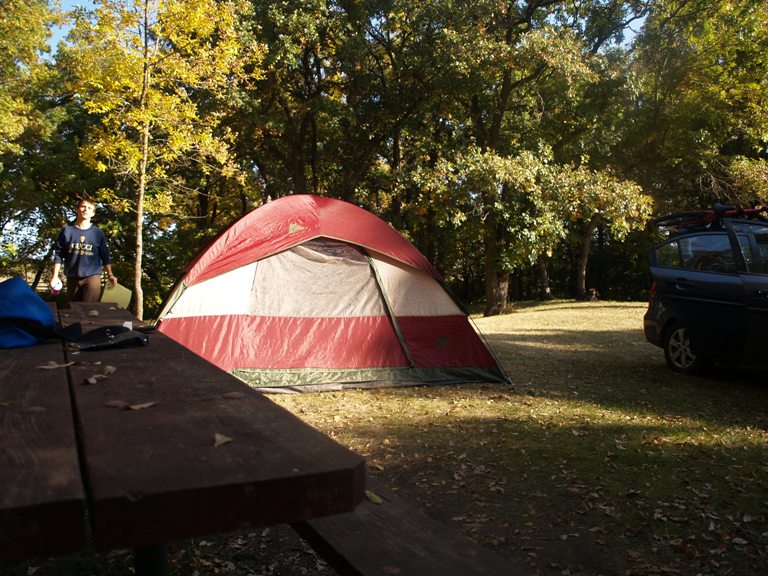 Us. Little Yellowstone Park, ND.